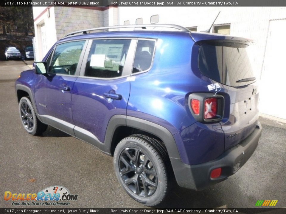 2017 Jeep Renegade Latitude 4x4 Jetset Blue / Black Photo #5