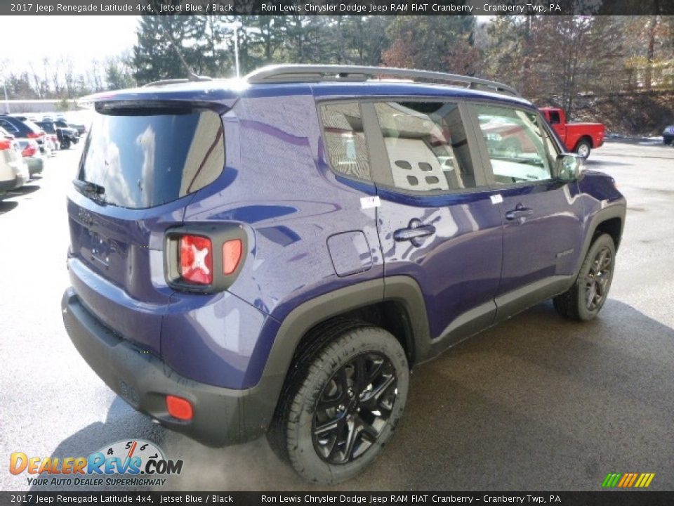 2017 Jeep Renegade Latitude 4x4 Jetset Blue / Black Photo #7