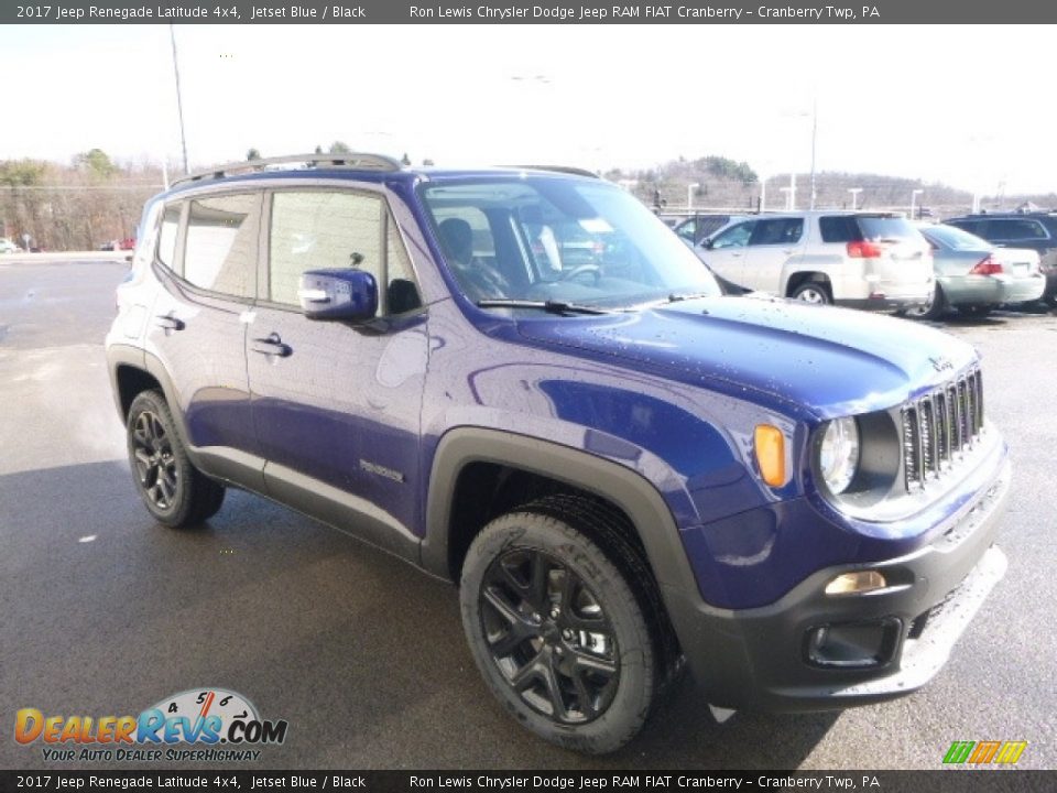 2017 Jeep Renegade Latitude 4x4 Jetset Blue / Black Photo #11