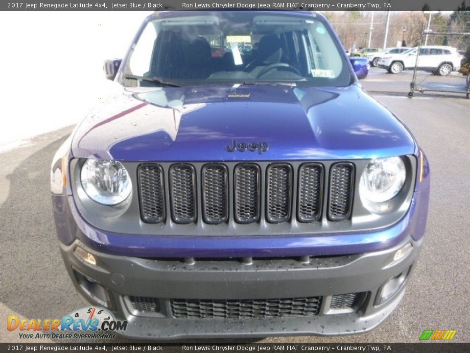 2017 Jeep Renegade Latitude 4x4 Jetset Blue / Black Photo #12