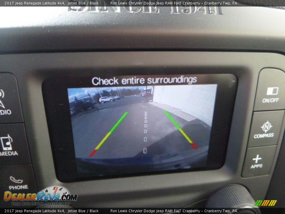 2017 Jeep Renegade Latitude 4x4 Jetset Blue / Black Photo #18