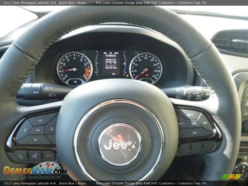 2017 Jeep Renegade Latitude 4x4 Jetset Blue / Black Photo #20