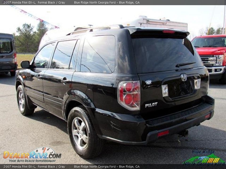 2007 Honda Pilot EX-L Formal Black / Gray Photo #3