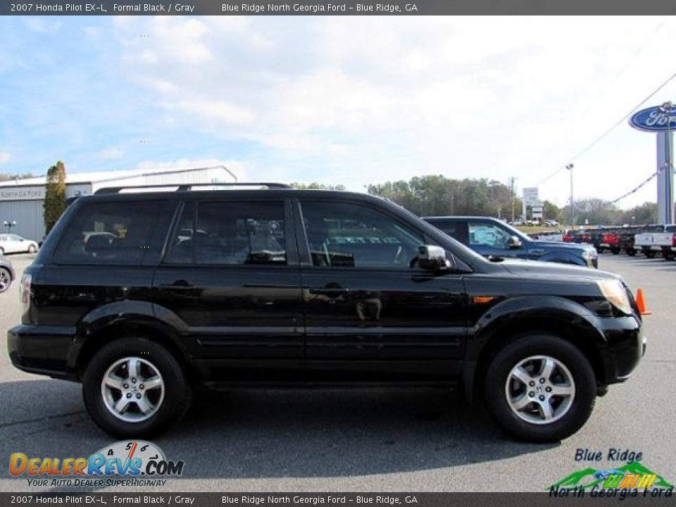 2007 Honda Pilot EX-L Formal Black / Gray Photo #6