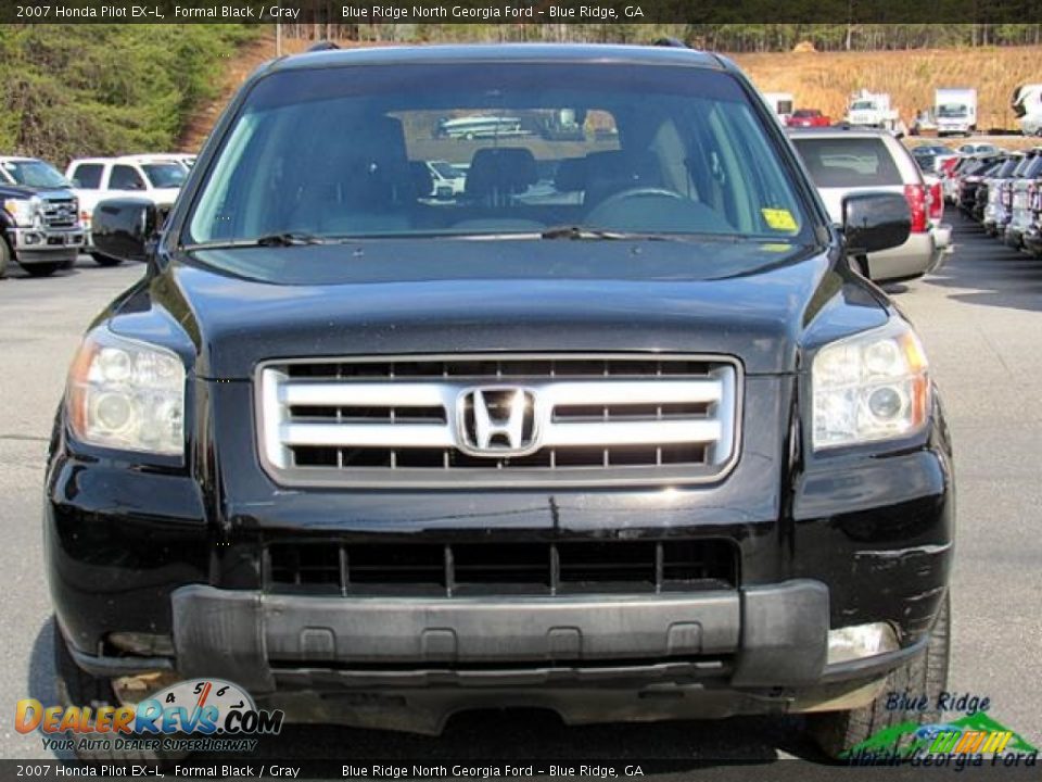 2007 Honda Pilot EX-L Formal Black / Gray Photo #8