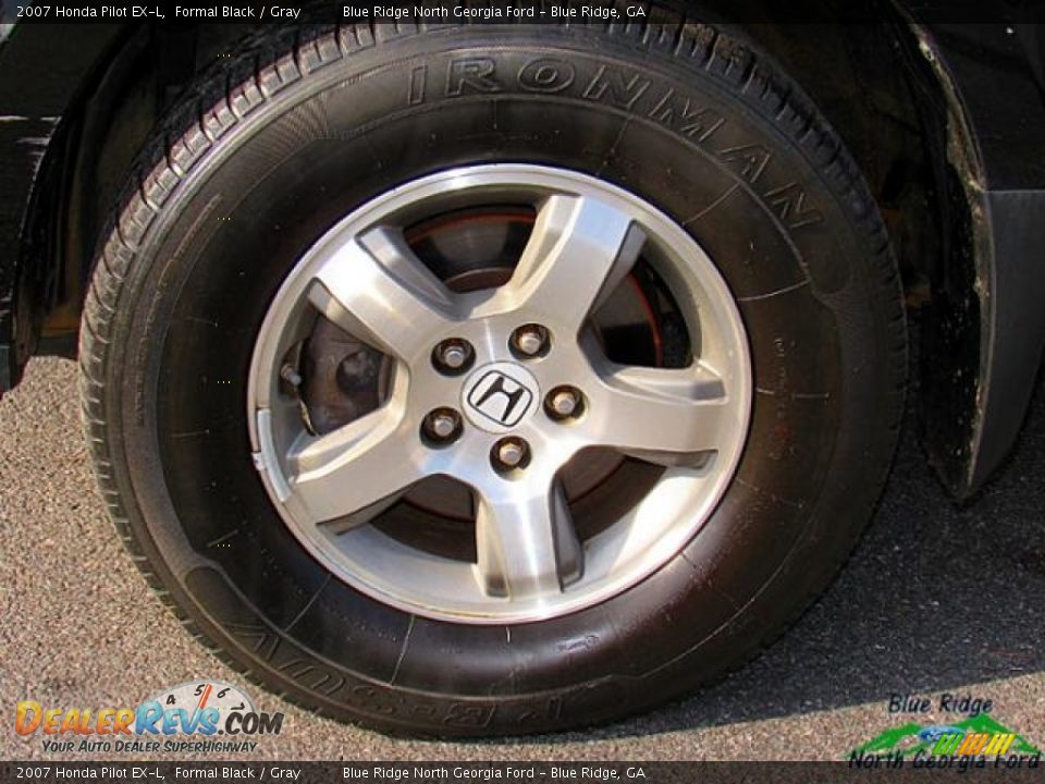 2007 Honda Pilot EX-L Formal Black / Gray Photo #9