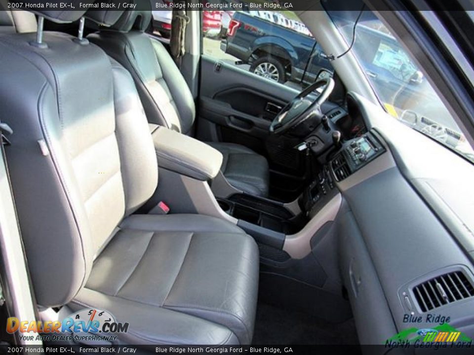 2007 Honda Pilot EX-L Formal Black / Gray Photo #12