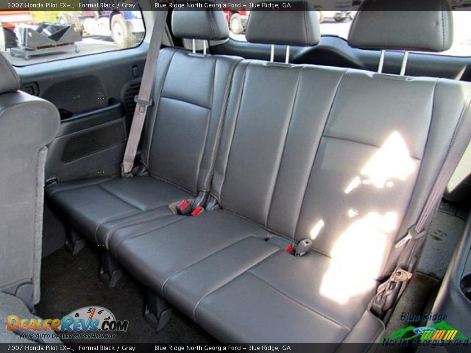 2007 Honda Pilot EX-L Formal Black / Gray Photo #14