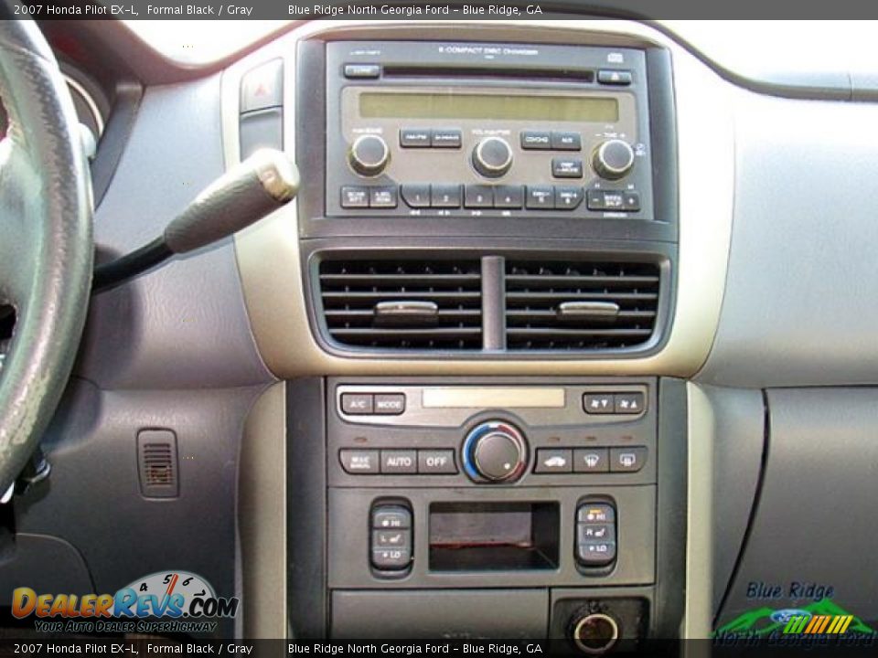 2007 Honda Pilot EX-L Formal Black / Gray Photo #17