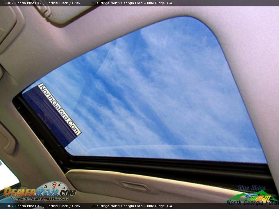 2007 Honda Pilot EX-L Formal Black / Gray Photo #18