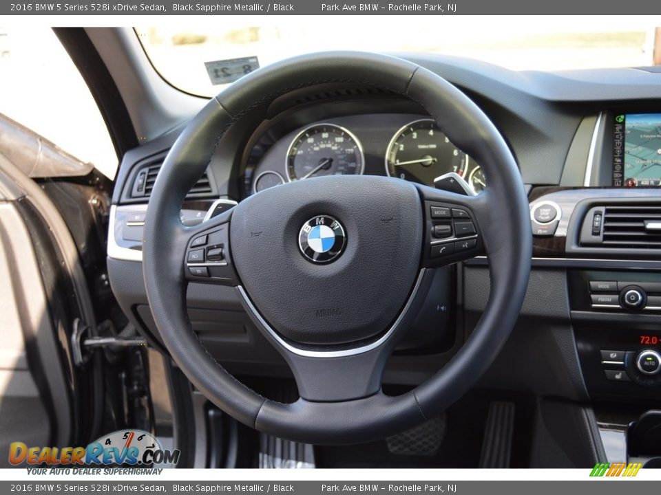 2016 BMW 5 Series 528i xDrive Sedan Steering Wheel Photo #17