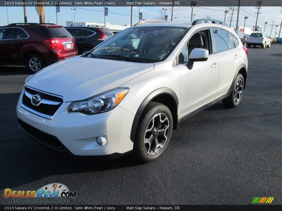 2014 Subaru XV Crosstrek 2.0i Limited Satin White Pearl / Ivory Photo #2