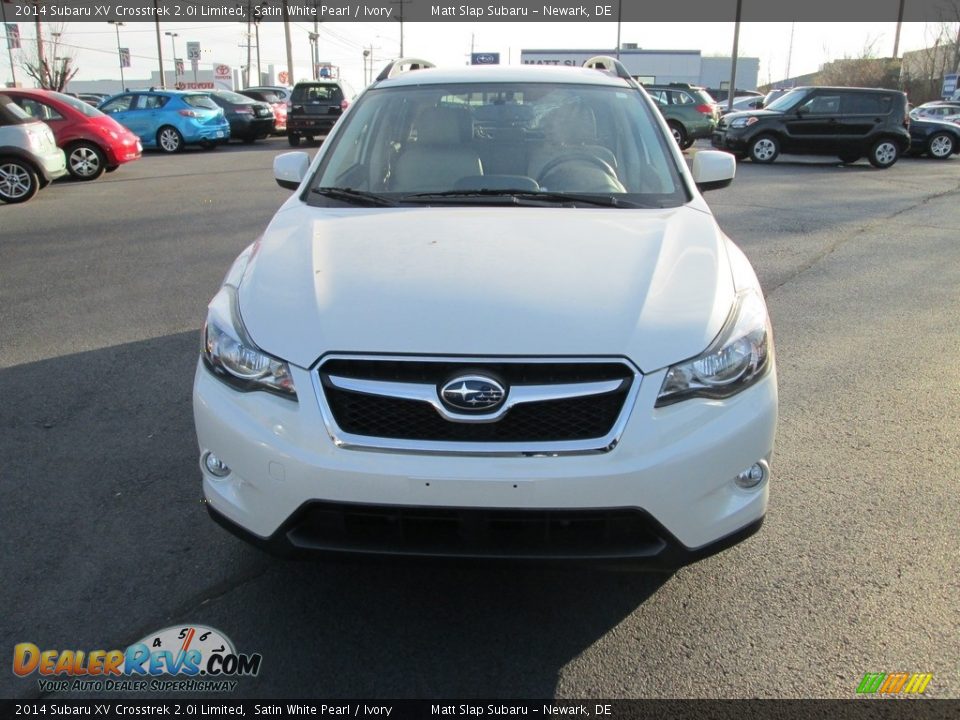 2014 Subaru XV Crosstrek 2.0i Limited Satin White Pearl / Ivory Photo #3