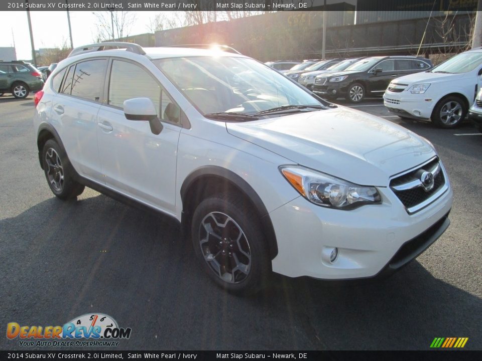 2014 Subaru XV Crosstrek 2.0i Limited Satin White Pearl / Ivory Photo #4