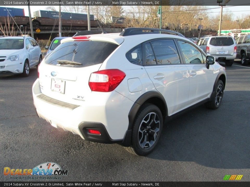 2014 Subaru XV Crosstrek 2.0i Limited Satin White Pearl / Ivory Photo #6