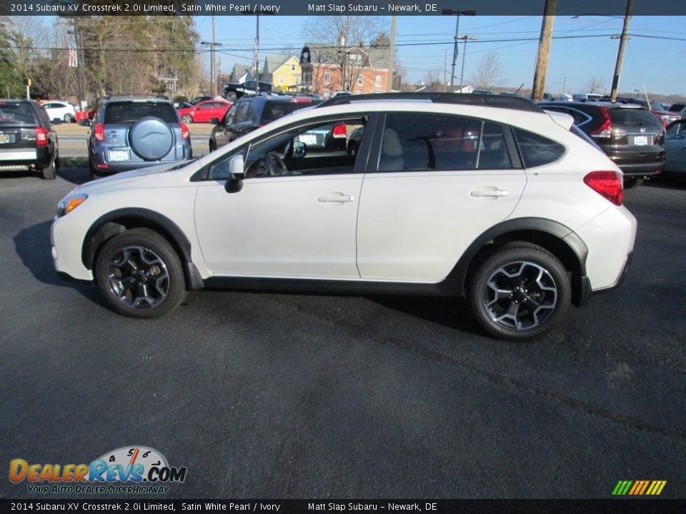 2014 Subaru XV Crosstrek 2.0i Limited Satin White Pearl / Ivory Photo #9
