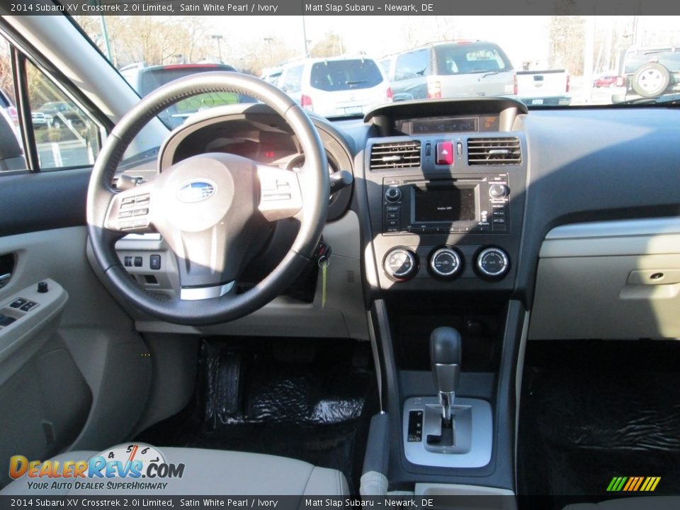 2014 Subaru XV Crosstrek 2.0i Limited Satin White Pearl / Ivory Photo #10