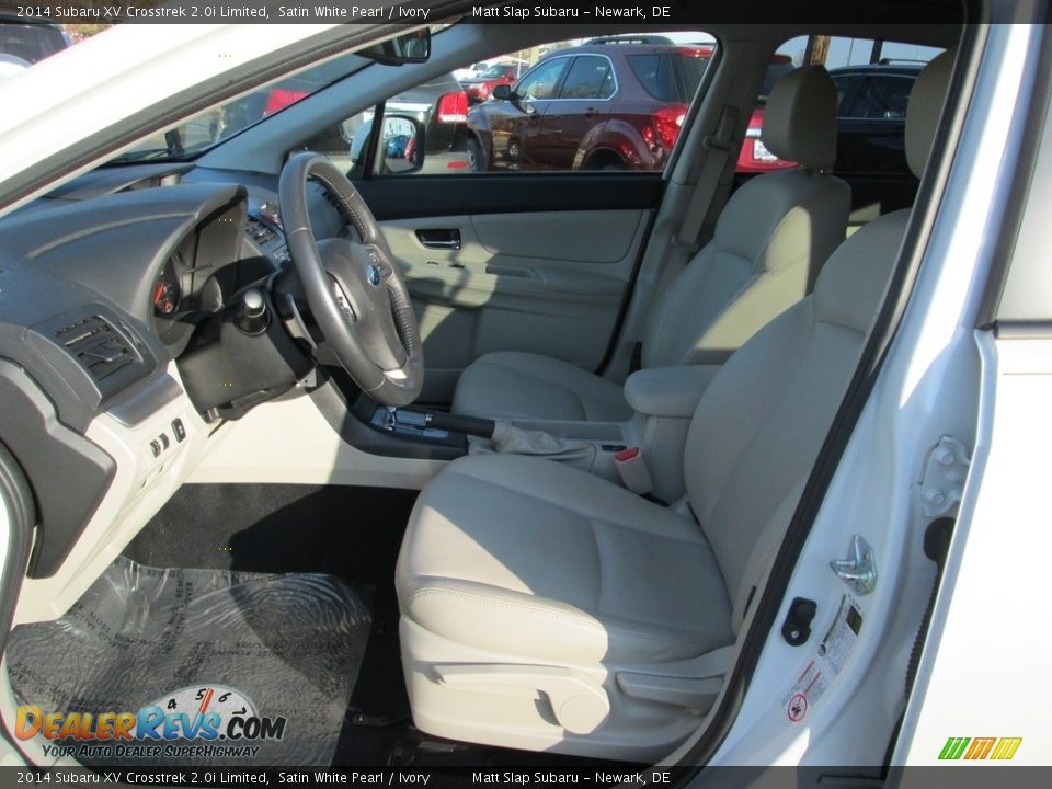 2014 Subaru XV Crosstrek 2.0i Limited Satin White Pearl / Ivory Photo #12