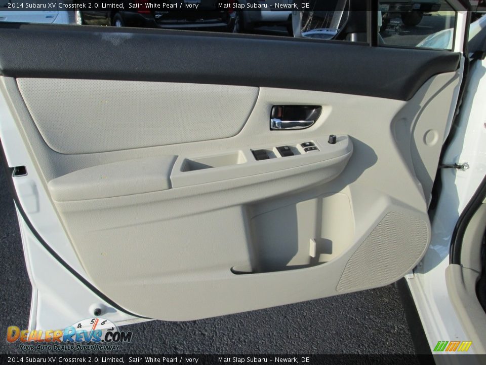 2014 Subaru XV Crosstrek 2.0i Limited Satin White Pearl / Ivory Photo #13