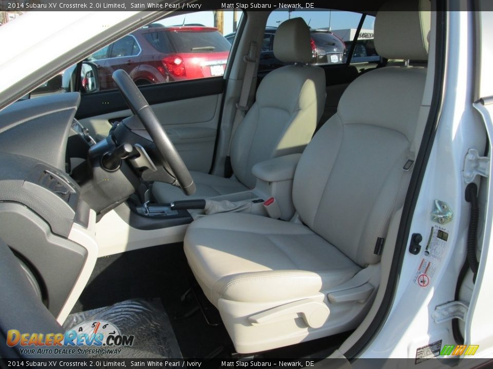 2014 Subaru XV Crosstrek 2.0i Limited Satin White Pearl / Ivory Photo #15