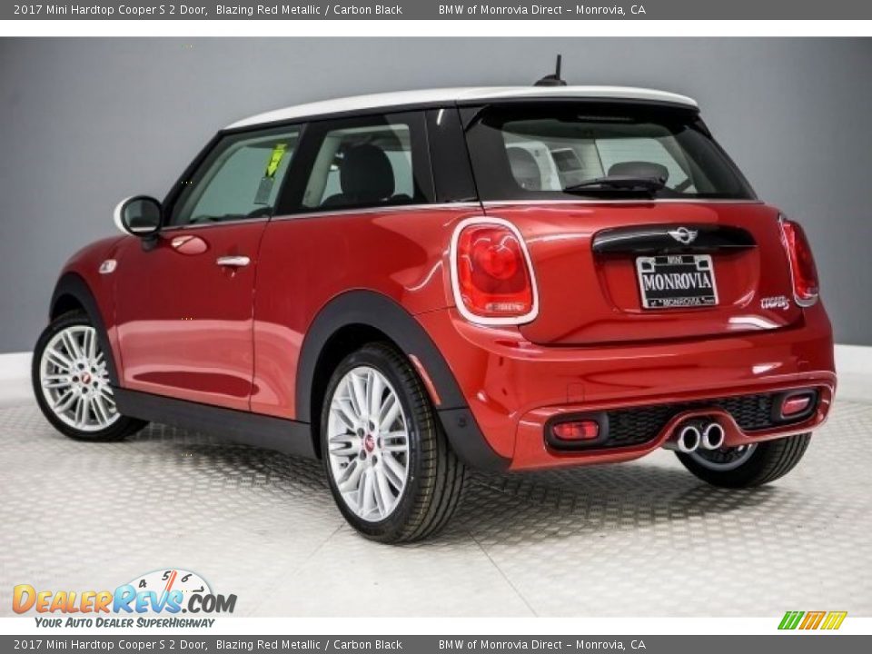 2017 Mini Hardtop Cooper S 2 Door Blazing Red Metallic / Carbon Black Photo #3