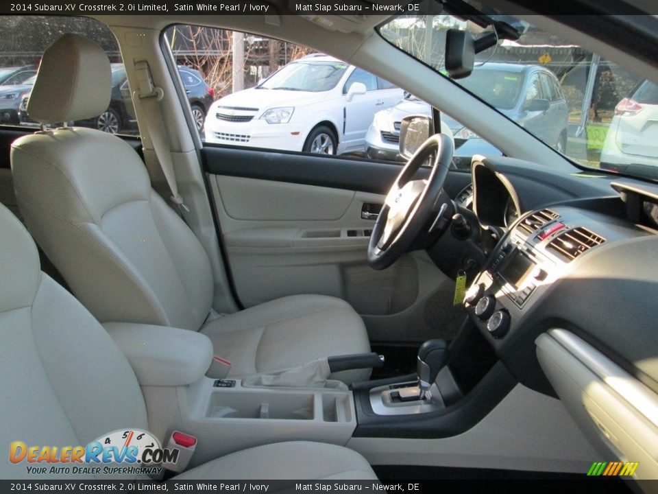 2014 Subaru XV Crosstrek 2.0i Limited Satin White Pearl / Ivory Photo #16