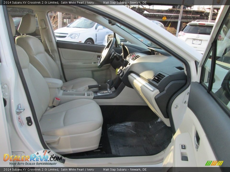 2014 Subaru XV Crosstrek 2.0i Limited Satin White Pearl / Ivory Photo #17