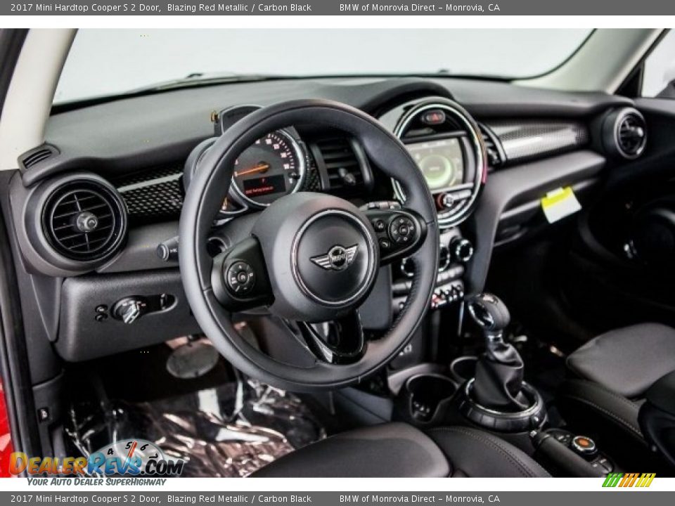 2017 Mini Hardtop Cooper S 2 Door Blazing Red Metallic / Carbon Black Photo #6