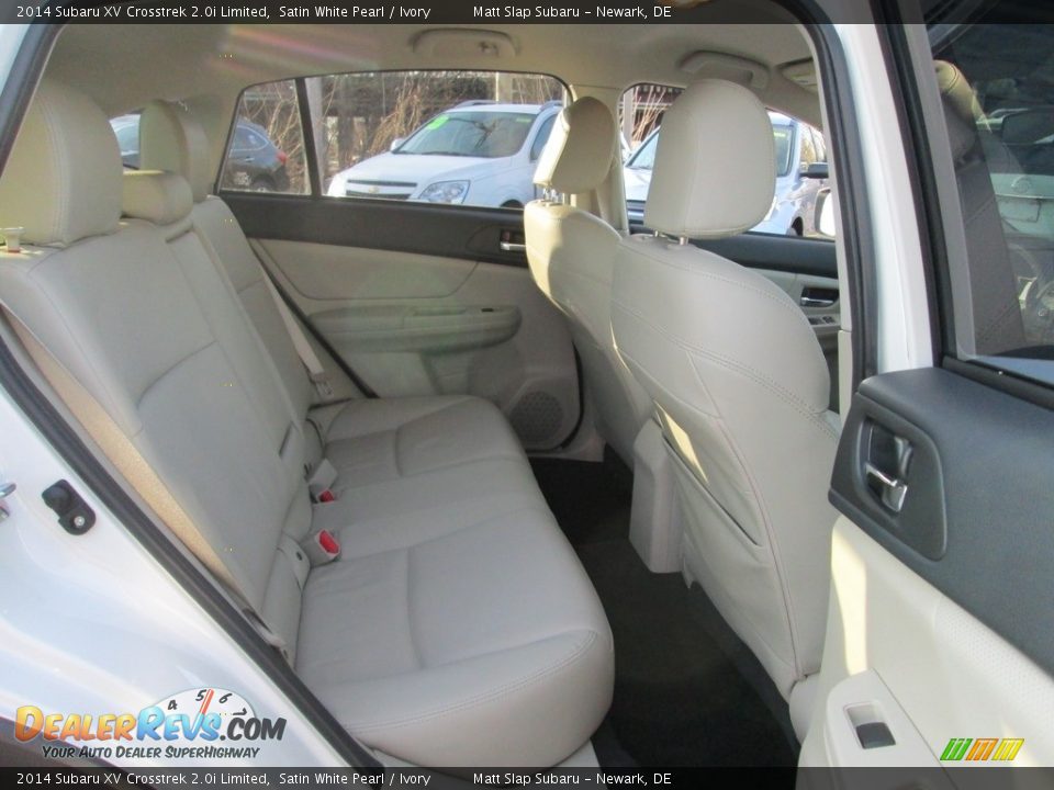 2014 Subaru XV Crosstrek 2.0i Limited Satin White Pearl / Ivory Photo #18