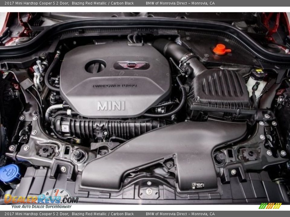 2017 Mini Hardtop Cooper S 2 Door Blazing Red Metallic / Carbon Black Photo #8