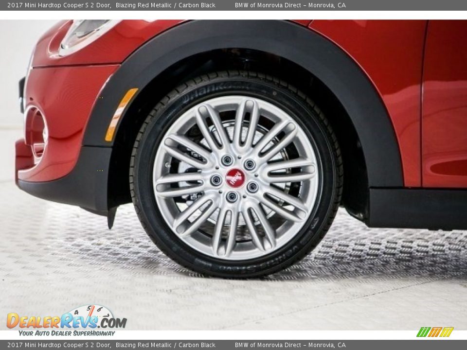 2017 Mini Hardtop Cooper S 2 Door Blazing Red Metallic / Carbon Black Photo #9