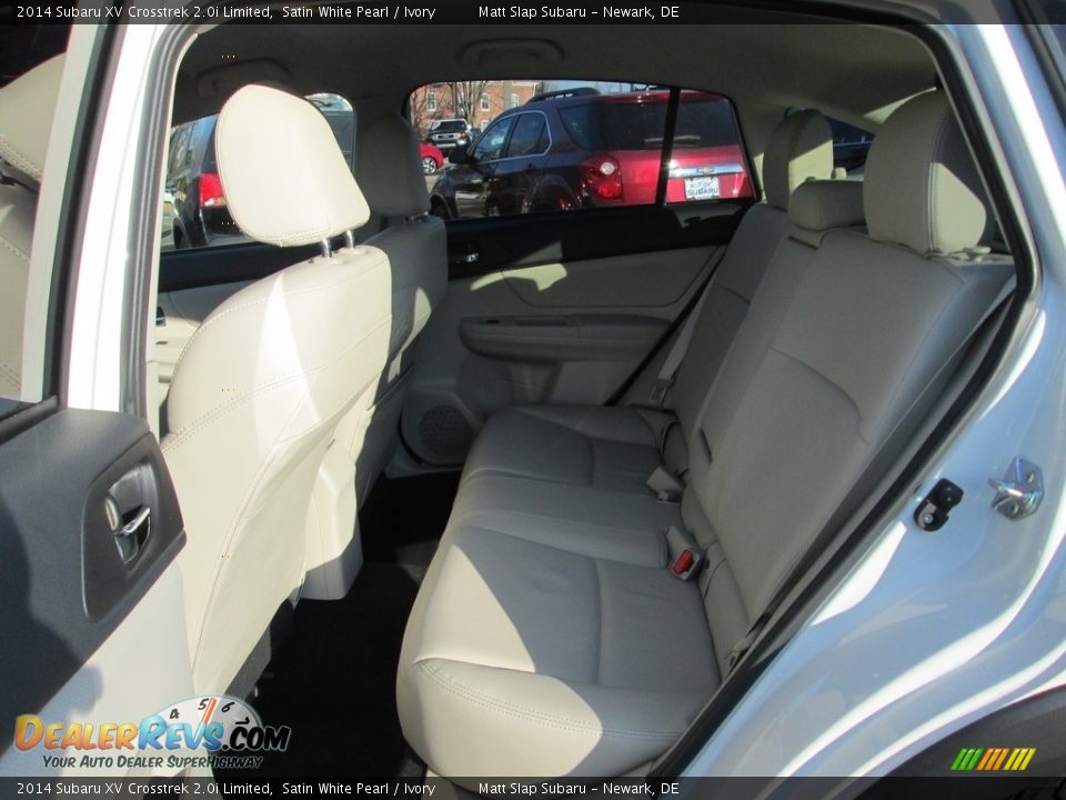 2014 Subaru XV Crosstrek 2.0i Limited Satin White Pearl / Ivory Photo #20