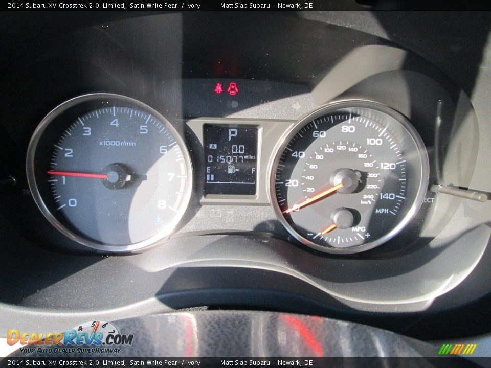 2014 Subaru XV Crosstrek 2.0i Limited Satin White Pearl / Ivory Photo #26