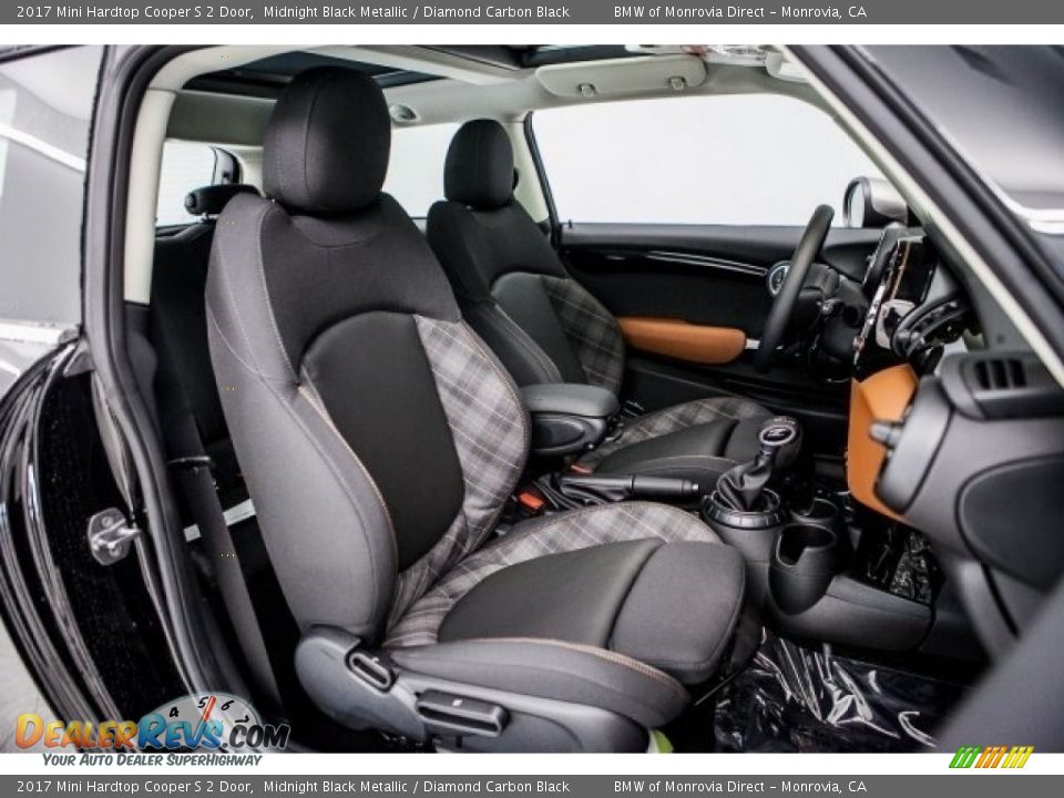 Diamond Carbon Black Interior - 2017 Mini Hardtop Cooper S 2 Door Photo #2