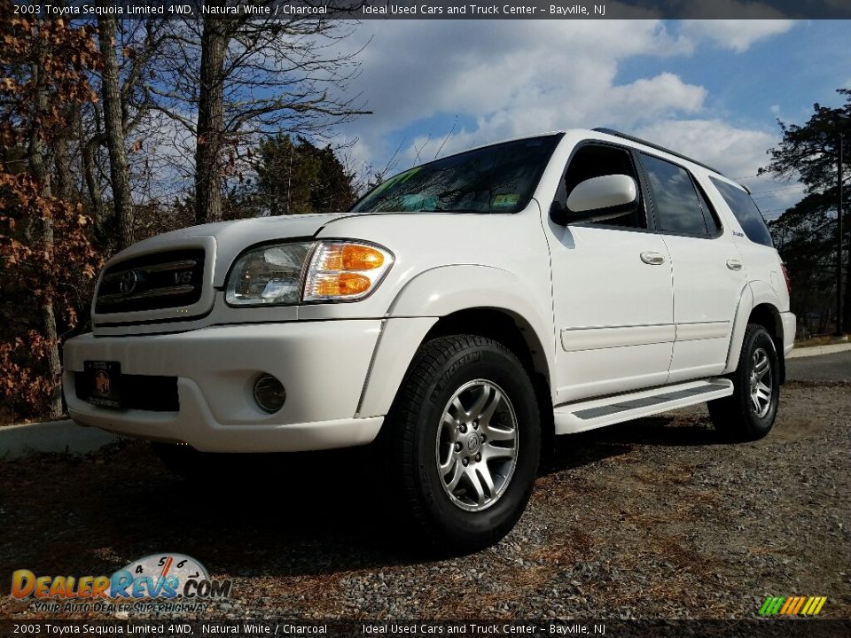 2003 Toyota Sequoia Limited 4WD Natural White / Charcoal Photo #1