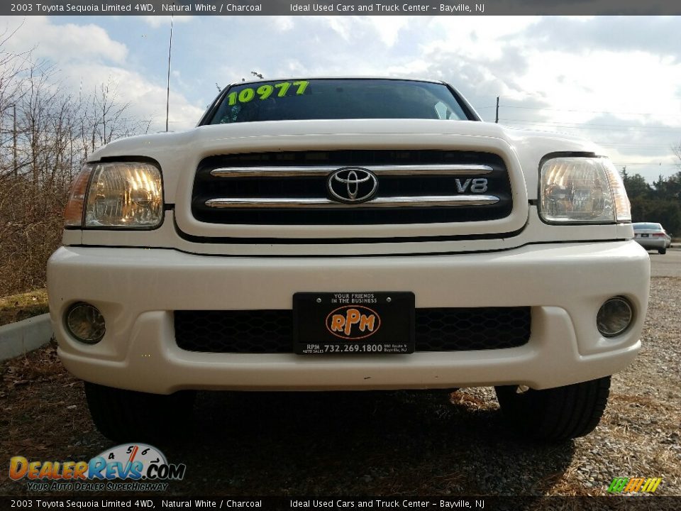 2003 Toyota Sequoia Limited 4WD Natural White / Charcoal Photo #2