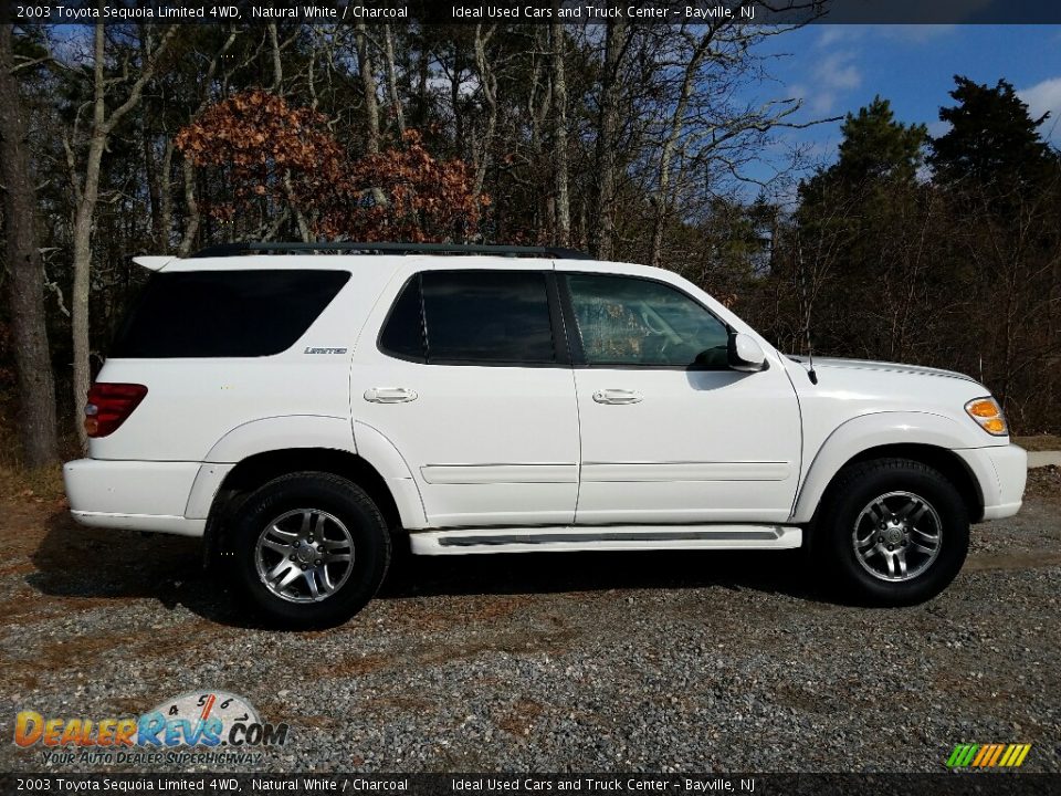 2003 Toyota Sequoia Limited 4WD Natural White / Charcoal Photo #4