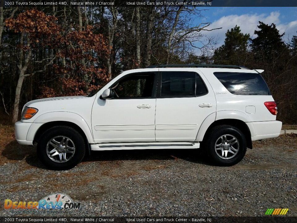 2003 Toyota Sequoia Limited 4WD Natural White / Charcoal Photo #5