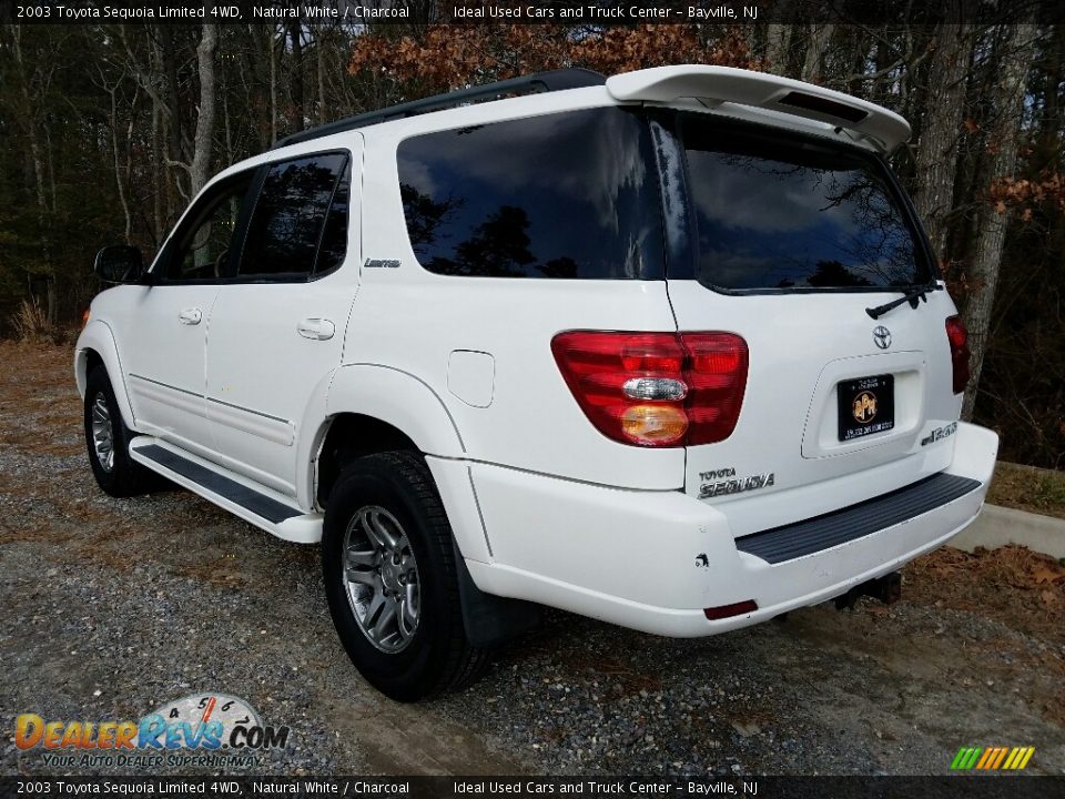 2003 Toyota Sequoia Limited 4WD Natural White / Charcoal Photo #6