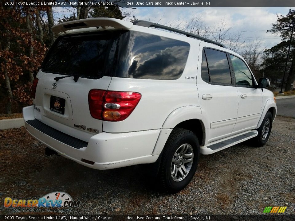 2003 Toyota Sequoia Limited 4WD Natural White / Charcoal Photo #7