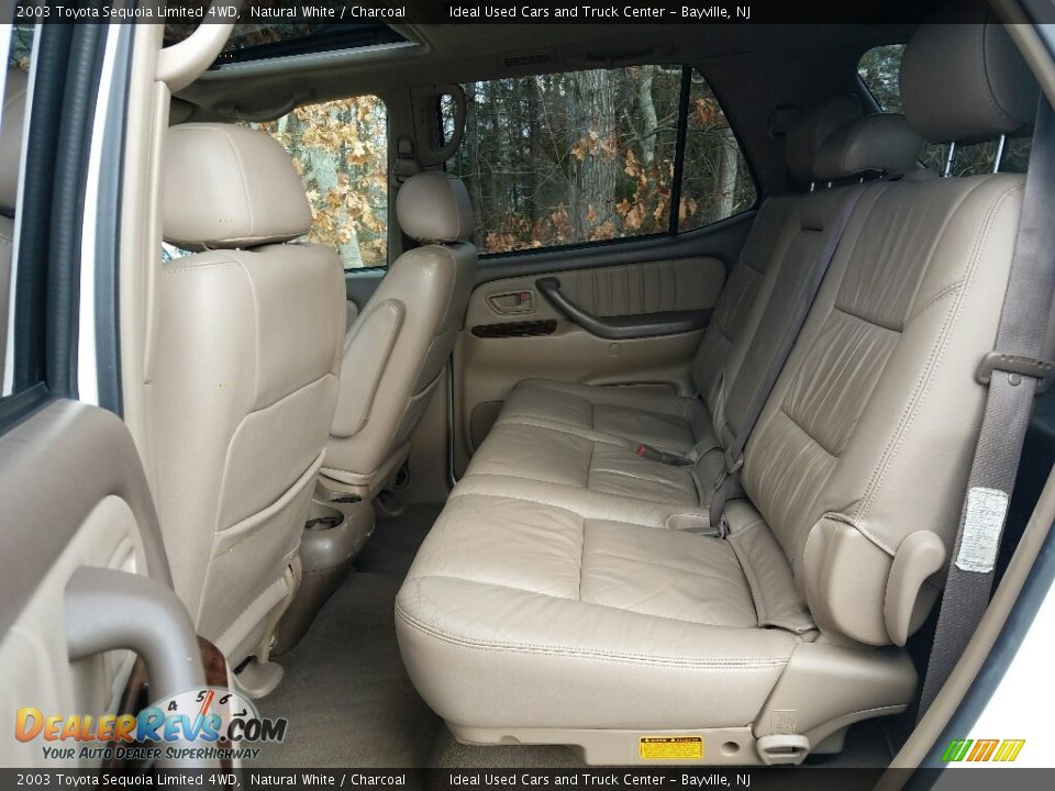 2003 Toyota Sequoia Limited 4WD Natural White / Charcoal Photo #23