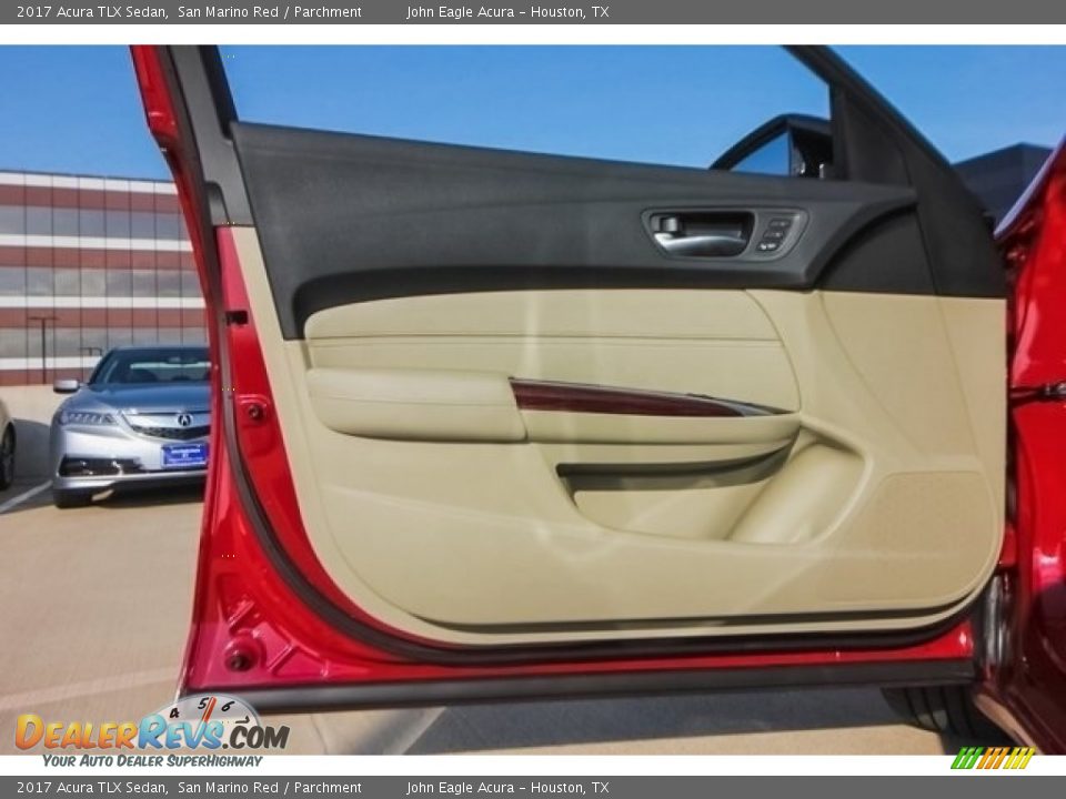2017 Acura TLX Sedan San Marino Red / Parchment Photo #15