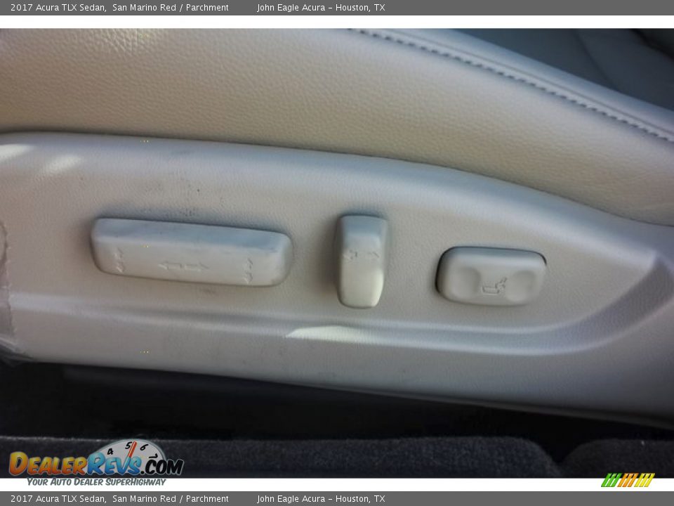 2017 Acura TLX Sedan San Marino Red / Parchment Photo #16