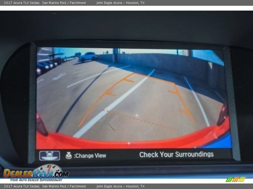 2017 Acura TLX Sedan San Marino Red / Parchment Photo #32