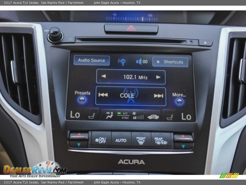 2017 Acura TLX Sedan San Marino Red / Parchment Photo #33