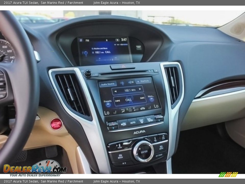 2017 Acura TLX Sedan San Marino Red / Parchment Photo #36
