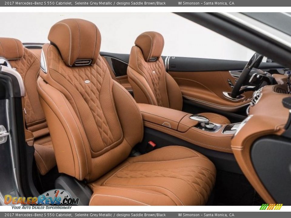 Front Seat of 2017 Mercedes-Benz S 550 Cabriolet Photo #13