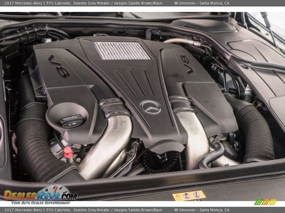 2017 Mercedes-Benz S 550 Cabriolet 4.7 Liter DI biturbo DOHC 32-Valve VVT V8 Engine Photo #25