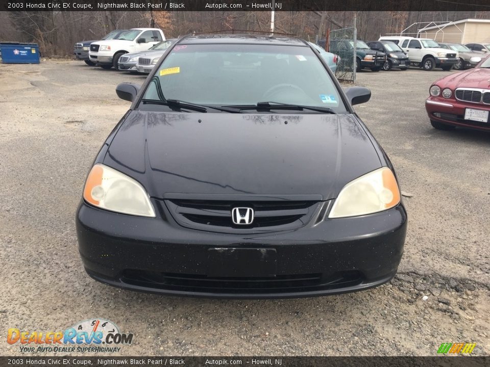 2003 Honda Civic EX Coupe Nighthawk Black Pearl / Black Photo #8