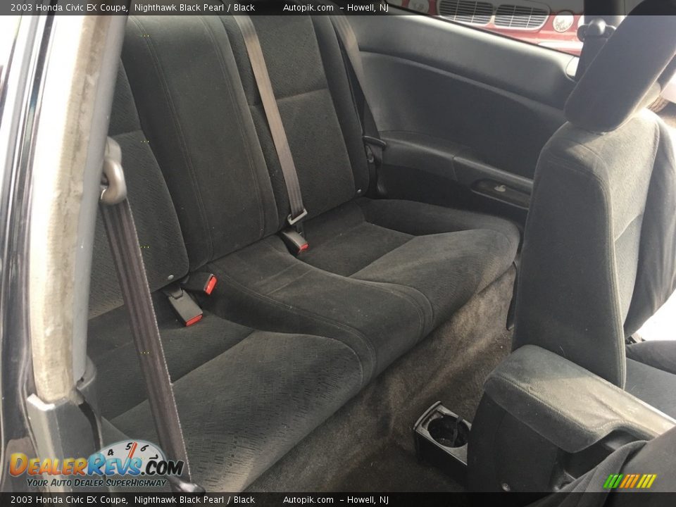 2003 Honda Civic EX Coupe Nighthawk Black Pearl / Black Photo #15